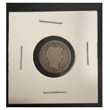 1912 Silver Barber Dime