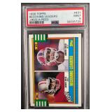 1990 TOPPS #431 LEADERS J.RICE/A.REED PSA 9