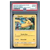 PIKACHU-HOLO 2016 POKEMON SM BLACK PSA 6
