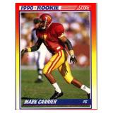 1990 Mark Carrier Score 1990 Rookie #627