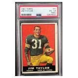1961 TOPPS #41 JIM TAYLOR PSA 4 (MC)