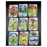 Lot (9) 2021 Panini Absolute Football