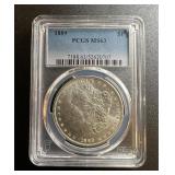 1889 Morgan Silver Dollar PCGS MS63