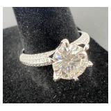 14Carat Diamond Ring Size 9 w/certificate-Tested P