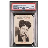 1953 MAPLE LEAF GUM FILM STARS PSA 9