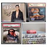 Kim Kardashian Signed & Graded Card and Collection