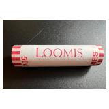 Loomis Roll Of Uncirculated Lincoln Shield Pennies