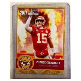 Patrick Mahomes 2017 Rookie Gems Gold rookie c192