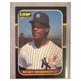 1987 Donruss Leaf Rickey Henderson # 191