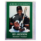 Bo Jackson 1986 Auburn baseball/football rookie p