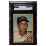 Jim King 1962 Topps #42 Washington - SGC Authentic