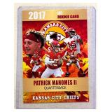 Patrick Mahomes 2017 Rookie Phenoms NFL rookie ca