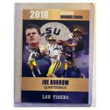 Joe Burrow 2018 Rookie Phenoms College rookie car