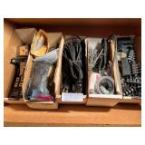 Lot of Electrical adapters, cords  and accessorie