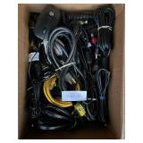 Box of Computer Cords