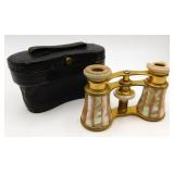 Antique Lemaire Paris Mother o Pearl Opera Glasses