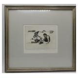 Virginia Rosa Bucks Co Artist Signed Etching 7/75