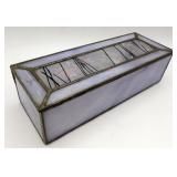 Susan Elman Stained Glass Mirrored Box 1980's