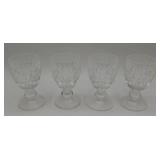 4 Waterford Crystal Maureen Port Wine Glasses