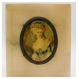 Princess de Lamballe Antique Miniature Portrait