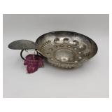 Large Silver Plate Tastevin Sommelier Wine Cup