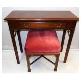 Hickory Chair Co Chinese Chippendale Console Bench