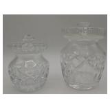 Waterford Crystal Lismore Jam & Mustard Jars
