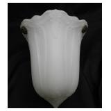 Antique Parian Frosted Glass Hanging Lamp Shade
