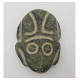 Carved Green Stone Frog Pre-Columbian?