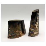 Michael Aram Silver Plate Modernist Boat Shakers