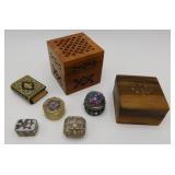 925, Cloisonne, Micro Mosaic, Jerusalem, Boxes