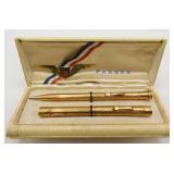 GF Wahl Fountain Pen & Pencil WWII Parker Case