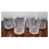 6 Waterford Crystal Lisner 5 oz Tumblers