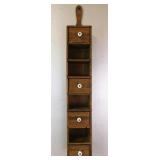 Primitive Apothecary Spice Cabinet