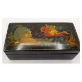 1972 Signed Russian Palekh Laquer Box