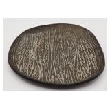 Nancy Wickham Studio Mid Century Art Pottery Dish