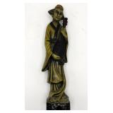 Mid Century Ceramic Geisha with Shamisen
