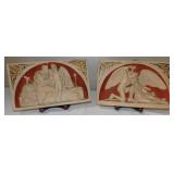 Cupid Neoclassical Plaster Relief Plaques