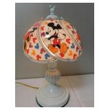 Disney Mickey Mouse Glass Panel Touch Lamp