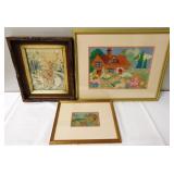 Crewell Needlepoint Embroidery Art