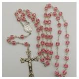 HMH Sterling Silver & Swarovski Crytal Rosary