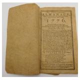 1776 N American Almanack Revolutionary War Stearns