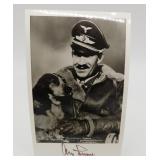 WWII Luftwaffe Gen Adolf Galland Signed Photo
