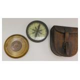 Stanley of London Brass Pocket Compass
