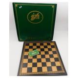 Italian Leather Chess Board, Italfama