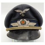 WWII German Luftwaffe Officer Visor Cap by Pekï¿½ro