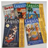 5 Esquire Mens Magazines Vargas Betty Grable 1940s