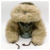 WWII German Winter Fur Cap 1943 Adolf Doll & Sons