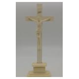 Antique Ivory Standing Crucifix PA ONLY