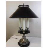 French Boulette Style Black Tole Lamp